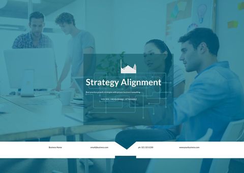 Collaborative Business Weekly Strategic Meeting - Download Free Stock Templates Pikwizard.com