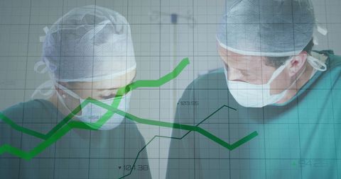 Medical Surgeons Analyzing Healthcare Data Trends - Download Free Stock Images Pikwizard.com