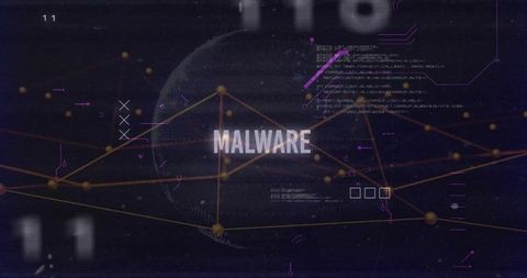 Displaying Malware Threat Over Cyber Globe with Network Nodes and Data Grid