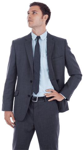 serious businessman in formal suit looking up - Download Free Stock Videos Pikwizard.com
