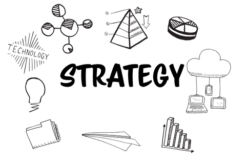 transparent business strategy concept design with icons - Download Free Stock Videos Pikwizard.com