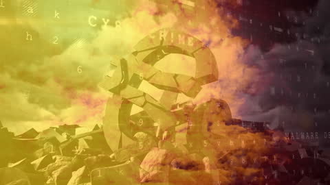 Futuristic Euro Fading in Scattered Data and Digital Clouds