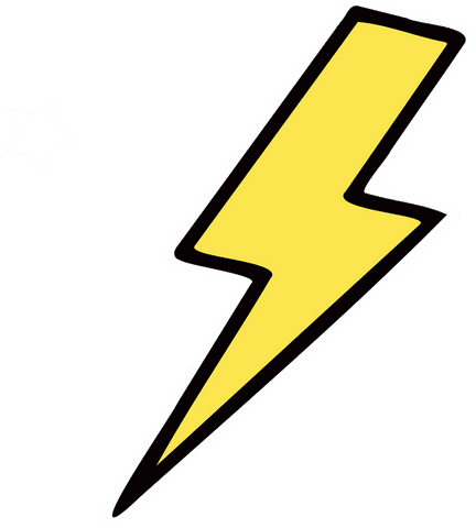bold lightning bolt and star icon on transparent background - Download Free Stock Videos Pikwizard.com