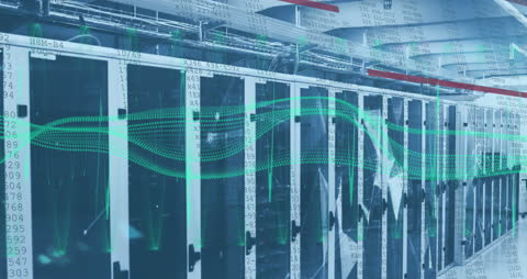 Digital Data Flow Visualization in a Server Room Environment