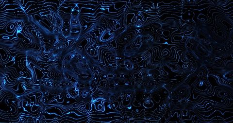 Mesmerizing Blue Ripple Waves on Black Background - Download Free Stock Images Pikwizard.com