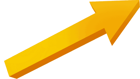 Yellow Upward Arrow on Transparent Background for Directional Uses - Download Free Stock Videos Pikwizard.com