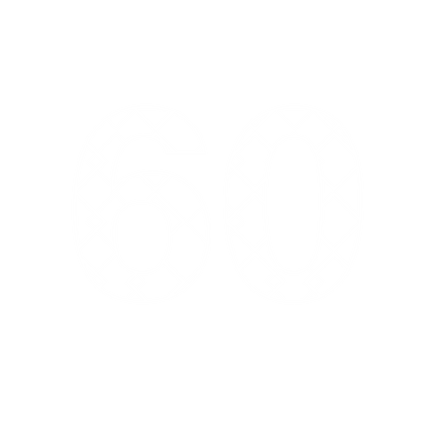Stylish Transparent Cut-Out Number 60 with Diamond Pattern - Download Free Stock Videos Pikwizard.com