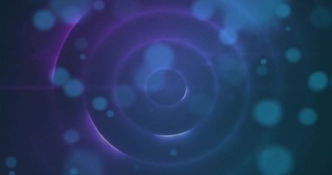 Abstract Blue Circles and Particles on Dark Background - Download Free Stock Images Pikwizard.com
