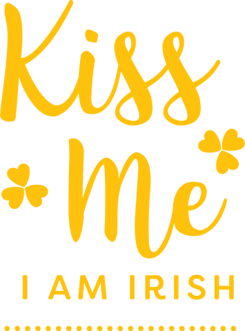 Transparent Kiss Me I Am Irish Text Saint Patrick's Day Design - Download Free Stock Videos Pikwizard.com
