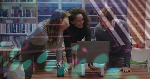 Diverse Team Collaborating Over Data in Modern Office - Download Free Stock Images Pikwizard.com
