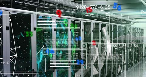 Modern Data Processing Over High-Tech Server Room - Download Free Stock Images Pikwizard.com