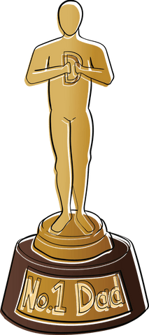 transparent vector no.1 dad trophy design on display base - Download Free Stock Videos Pikwizard.com