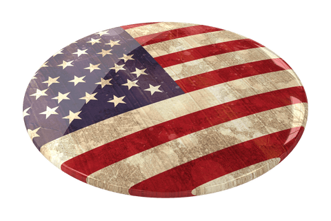 vintage usa flag pin design on transparent background - Download Free Stock Videos Pikwizard.com