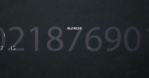 Dynamic Shifting White Numbers on Grey Background - Download Free Stock Images Pikwizard.com