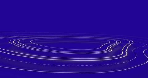 Abstract White Contour Lines On Blue Background - Download Free Stock Images Pikwizard.com