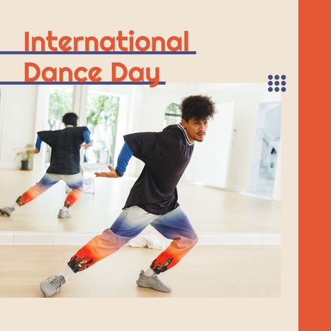 contemporary dancer celebrates international dance day - Download Free Stock Templates Pikwizard.com