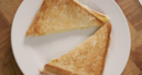 Grilled Cheese Sandwich with Crispy Toasted Bread