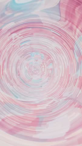 Vertical Looping Pastel Concentric Swirl Rotating — Hypnotic Marbled Abstract Motion Background