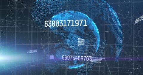 Global Network Connections with Digital Data Display - Download Free Stock Images Pikwizard.com