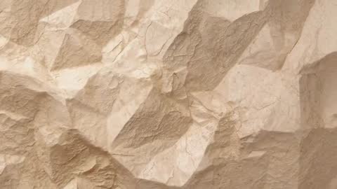 Panning Right and Zooming Closeup Revealing Beige Crumpled Paper Texture for Backgrounds