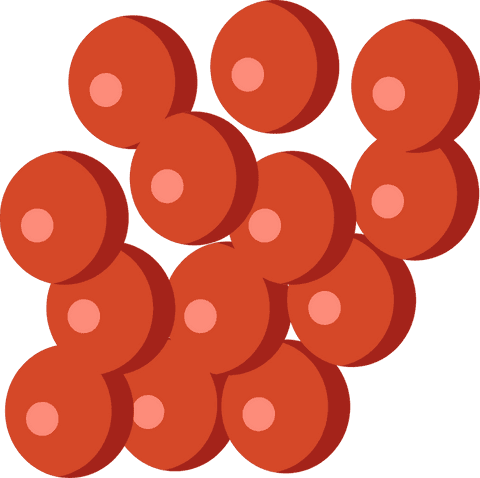 Abstract Red Disks with Shadows on Transparent Background - Download Free Stock Videos Pikwizard.com