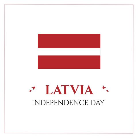 Latvia Independence Day Flag Celebration Design - Download Free Stock Templates Pikwizard.com