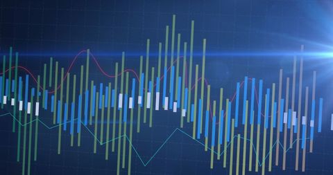 Dynamic Financial Data Charts Histogram - Download Free Stock Images Pikwizard.com