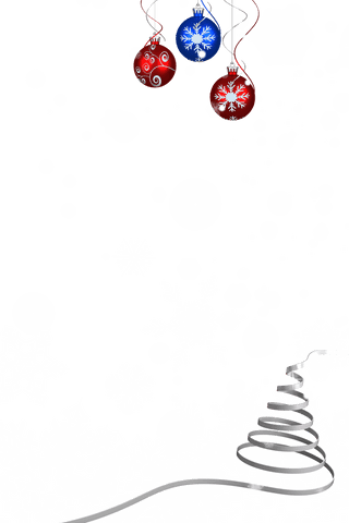 Transparent Christmas Frame with Baubles and Festive Curl Design - Download Free Stock Videos Pikwizard.com