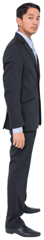 Self-Confident Asian Businessman in Suit on Transparent Background - Download Free Stock Videos Pikwizard.com