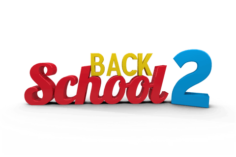 Colorful Transparent Back 2 School Text Vector Design - Download Free Stock Videos Pikwizard.com