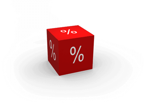 transparent red cube block transparent with percentage symbol - Download Free Stock Videos Pikwizard.com