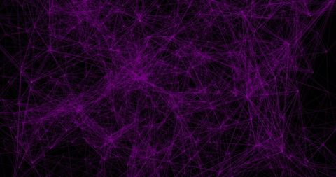 Abstract Digital Network of Purple Lines and Nodes - Download Free Stock Images Pikwizard.com