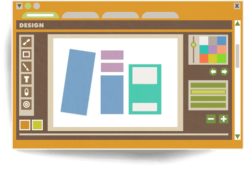 transparent web design user interface with color palette - Download Free Stock Videos Pikwizard.com