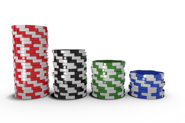 Transparent Stack of Colorful Gambling Chips Isolated on Black Background - Download Free Stock Videos Pikwizard.com