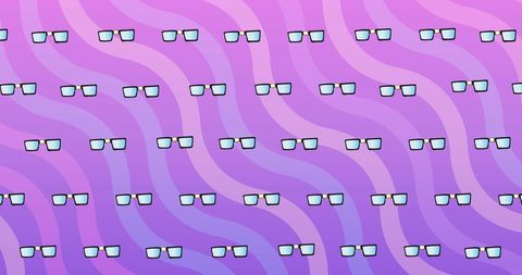 Pattern of Glasses Icons on Pink Gradient - Download Free Stock Images Pikwizard.com