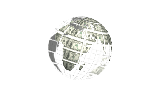 Transparent Globe Formed by Banknotes in Sphere Design - Download Free Stock Videos Pikwizard.com