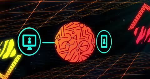 Digital Networking and Data Processing Conceptual