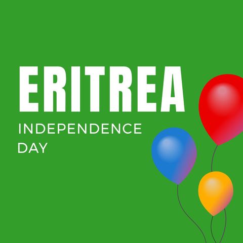 Eritrea Independence Day Celebration Illustrative Design - Download Free Stock Templates Pikwizard.com