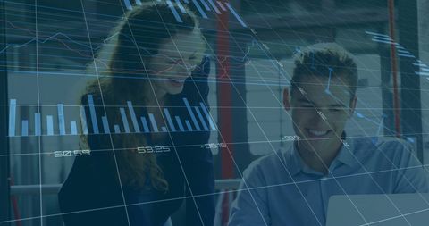 Colleagues Analyzing Global Financial Data for Business Insights - Download Free Stock Images Pikwizard.com