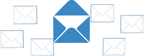 Transparent Overlapping Envelopes Arranging Incoming Messages - Download Free Stock Videos Pikwizard.com