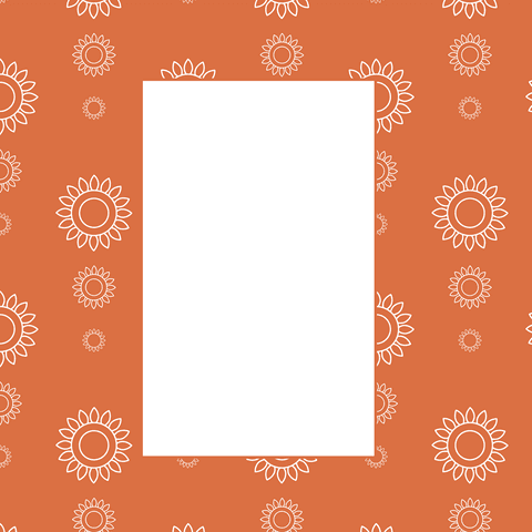White Card with Orange Frame and Transparent Background Design - Download Free Stock Videos Pikwizard.com