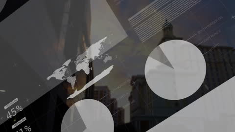 Global Financial Data Analysis with Dynamic City Background