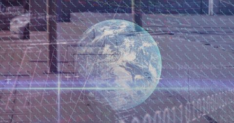 Digital Globe with Binary Code and Networks Conceptual Image - Download Free Stock Images Pikwizard.com