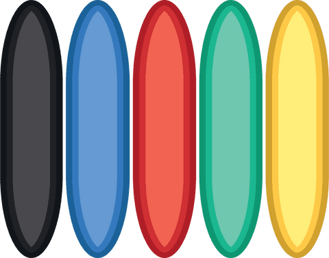 Vibrant Colored Shapes Over Transparent Background - Download Free Stock Videos Pikwizard.com