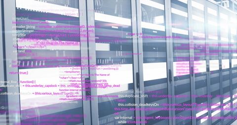 Futuristic Data Processing in Networking Server Room - Download Free Stock Images Pikwizard.com