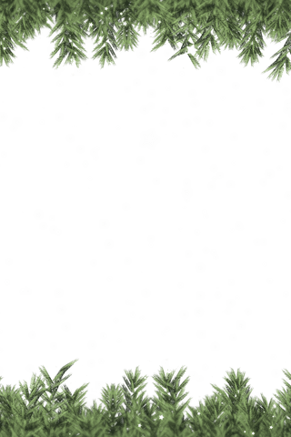 festive christmas tree borders with snowflakes on transparent background - Download Free Stock Videos Pikwizard.com
