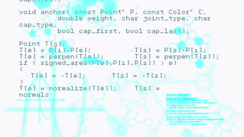 Futuristic Code and Scientific Data Background Animation