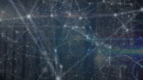 Network Connections Overlay with Virtual Server Room