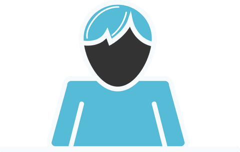 symbolic human figure on transparent background in blue - Download Free Stock Videos Pikwizard.com