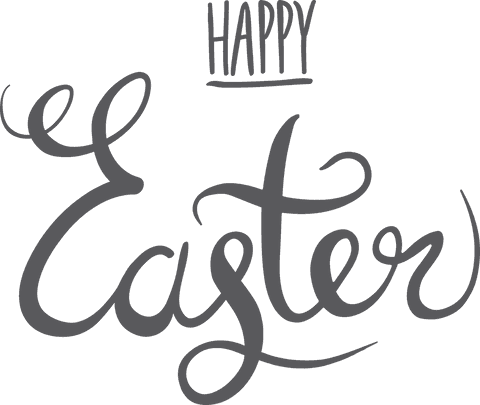 festive handwritten happy easter text on transparent background - Download Free Stock Videos Pikwizard.com